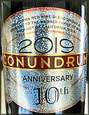 Conundrum 2019 Red Wine Blend 10th Anniversary