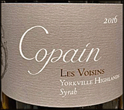 Copain 2016 Les Voisins Syrah