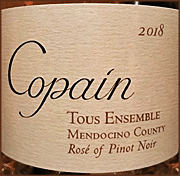 Copain 2018 Tous Ensemble Rose of Pinot Noir