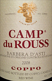 Coppo 2008 Camp du Rouss Barbera d'Asti