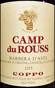 Coppo 2015 Camp du Rouss Barbera d'Asti