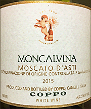 Coppo 2015 Moncalvina Moscato d'Asti