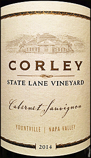 Corley 2014 State Lane Cabernet Sauvignon