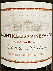 Monticello 2017 Chardonnay