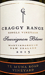 Craggy Range 2015 Te Muna Road Vineyard Sauvignon Blanc