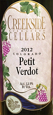 Creekside Cellars 2012 Petit Verdot