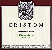 Cristom 2010 Pinot Gris