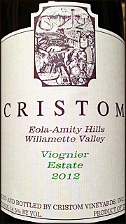 Cristom 2012 Viognier