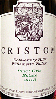 Cristom 2013 Pinot Gris