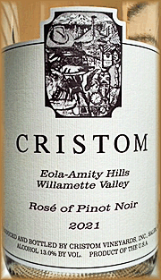 Cristom 2021 Rose of Pinot Noir