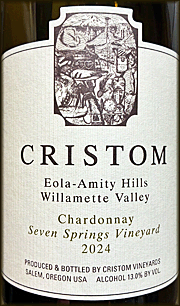 Cristom 2024 Seven Springs Chardonnay