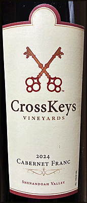 Cross Keys 2023 Cabernet Franc