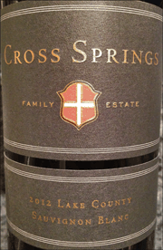 Cross Springs 2012 Sauvignon Blanc