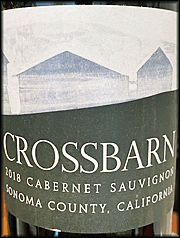 CrossBarn 2018 Sonoma County Cabernet Sauvignon