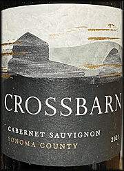 Crossbarn 2021 Sonoma County Cabernet Sauvignon