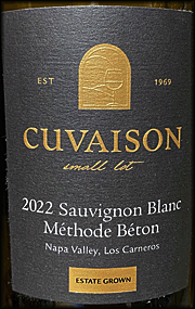 Cuvaison 2022 Small Lot Methode Beton Sauvignon Blanc