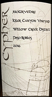 Cypher 2016 Mourvedre