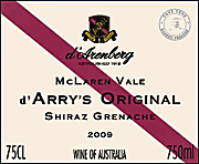 D'Arenberg 2009 d'Arry's Original