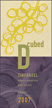 D-Cubed 2007 Howell Mountain Zinfandel