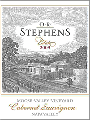 D R Stephens 2009 Moose Valley Cabernet