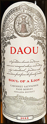 DAOU 2018 Soul of the Lion Cabernet Sauvignon