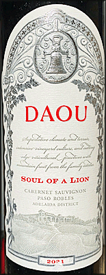 DAOU 2021 Soul of the Lion Cabernet Sauvignon