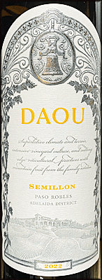 DAOU 2022 Estate Semillon