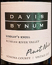 Davis Bynum 2017 Lindley's Knoll Pinot Noir