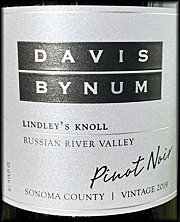 Davis Bynum 2019 Lindley's Knoll Pinot Noir