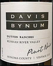 Davis Bynum 2021 Dutton Ranches Pinot Noir