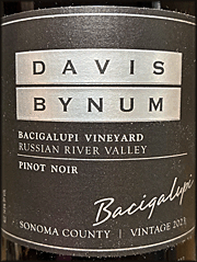 Davis Bynum 2023 Bacigalupi Pinot Noir