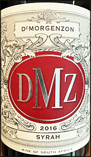 De Morgenzon 2016 DMZ Syrah