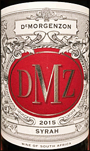 DeMorgenzon 2015 DMZ Syrah