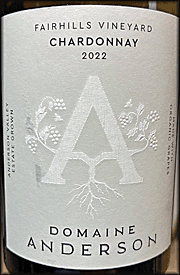 Domaine Anderson 2022 Fairhills Chardonnay