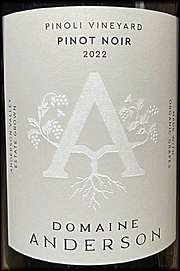 Domaine Anderson 2022 Pinoli Pinot Noir