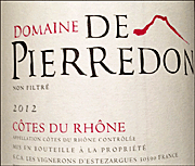 Domaine De Pierredon 2012 Cotes du Rhone