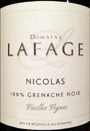 Domaine Lafage 2012 Nicolas