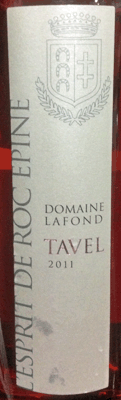 Domaine Lafond 2011 L'Esprit de Roc Epine Rose