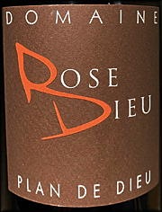 Domaine Rose Dieu 2021 Plan de Dieu