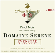 Domaine Serene 2008 Evenstad Reserve Pinot Noir