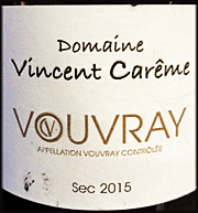 Domaine Vincent Careme 2015 Sec Chenin Blanc