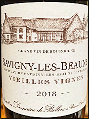 Domaine de Bellene 2018 Savigny-lès-Beaune Vieilles Vignes Pinot Noir