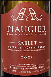 Domaine de Piaugier 2020 Sablet