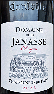 Domaine de la Janasse 2022 Chateauneuf du Pape Chaupin