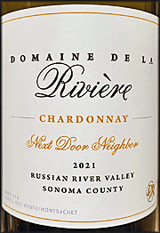 Domaine de la Riviere 2021 Next Door Neighbor Chardonnay