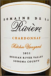 Domaine de la Riviere 2021 Ritchie Vineyard Chardonnay