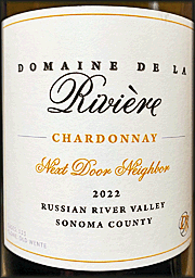 Domaine de la Riviere 2022 Next Door Neighbor Chardonnay