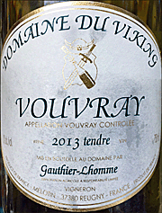 Domaine du Viking 2013 Vouvray Tendre