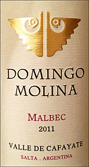 Domingo Molina 2011 Malbec