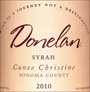 Donelan 2010 Cuvee Christine Syrah